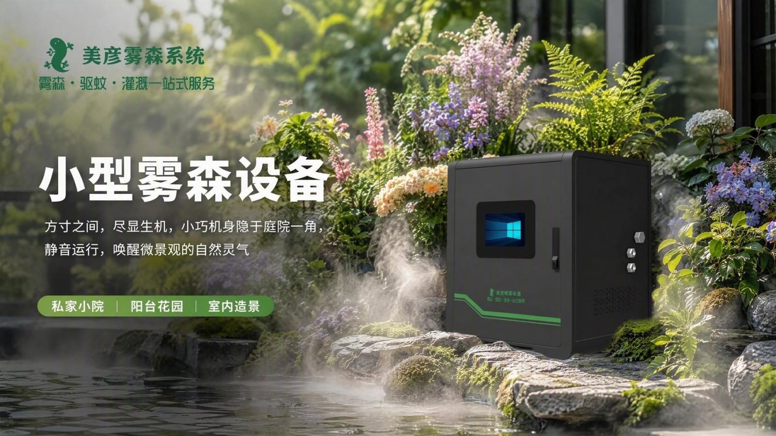 济南花园庭院驱蚊系统
